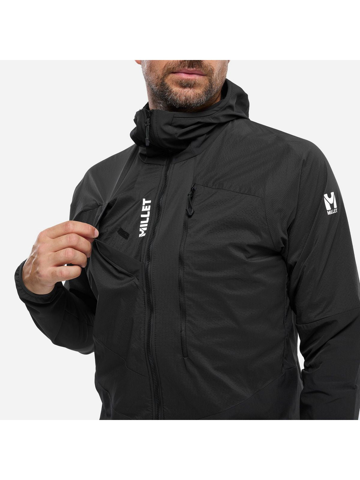 Kurtka narciarska męska MILLET M RUTOR XCS AIR HOODIE czarna
