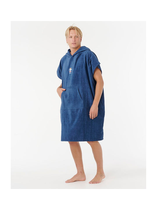 Ponczo męskie RIP CURL Logo Hooded Towel granatowe
