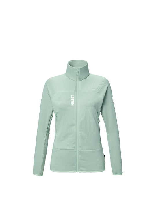 Bluza damska MILLET Fusion Grid Jkt W pastelowy zielony

