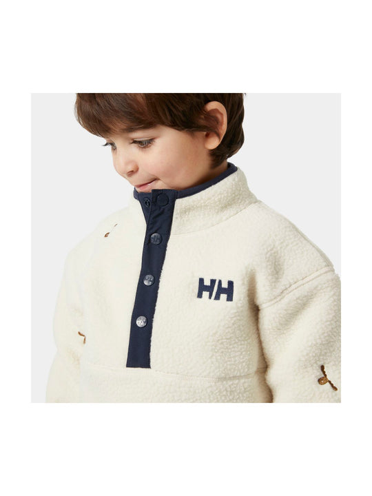 Polar dziecięcy HELLY HANSEN K Frosty Pile Sweater beżowy

