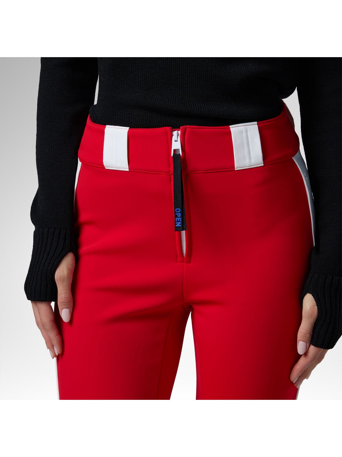 Spodnie narciarskie damskie ROSSIGNOL W Jcc Softshell Ski Pant czerwone