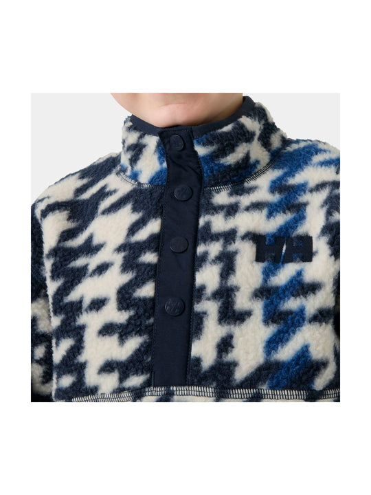 Polar dziecięcy HELLY HANSEN K Frosty Pile Sweater granatowy
