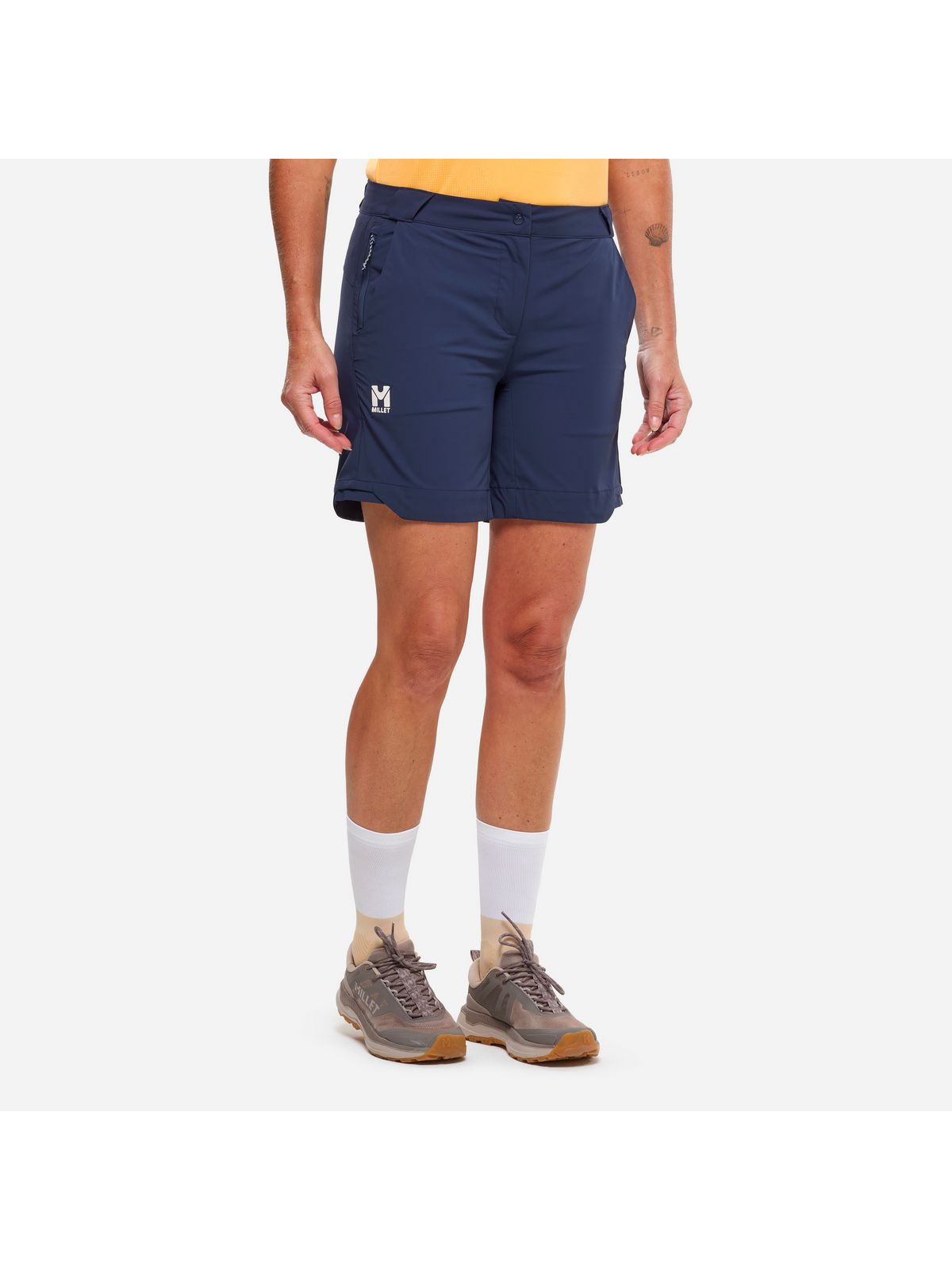 Szorty damskie MILLET Ubic Stretch Short W granatowe