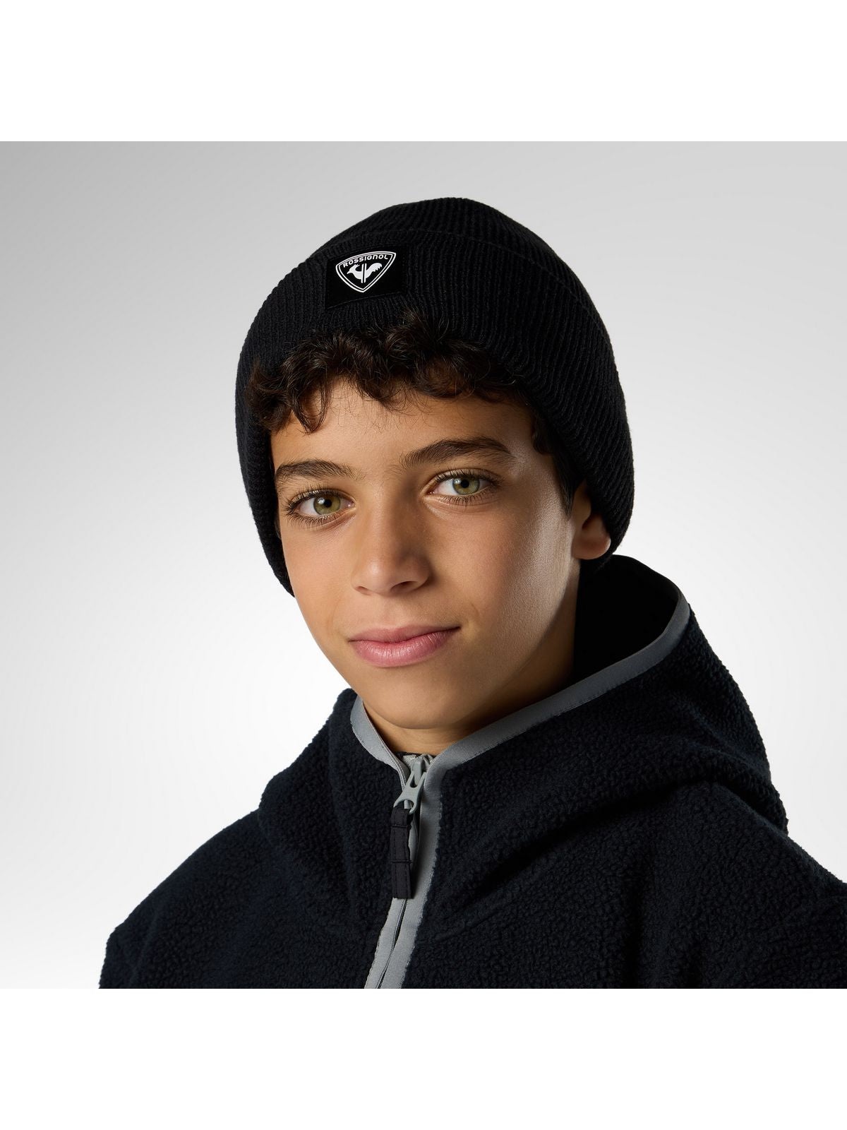 Czapka juniorska ROSSIGNOL Jr Corporate Beanie czarna
