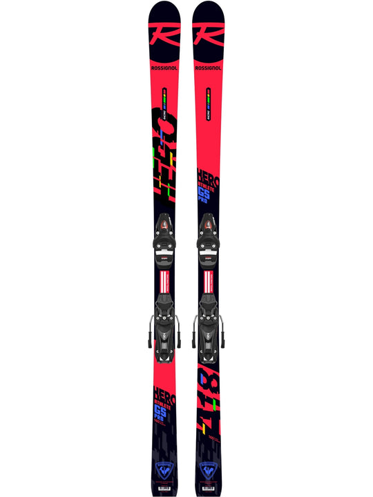 Narty ROSSIGNOL HERO ATHLETE GS OPEN + wiązania LOOK NX 7 GW LFT B73 BLACK ICON - Adventure Sports
