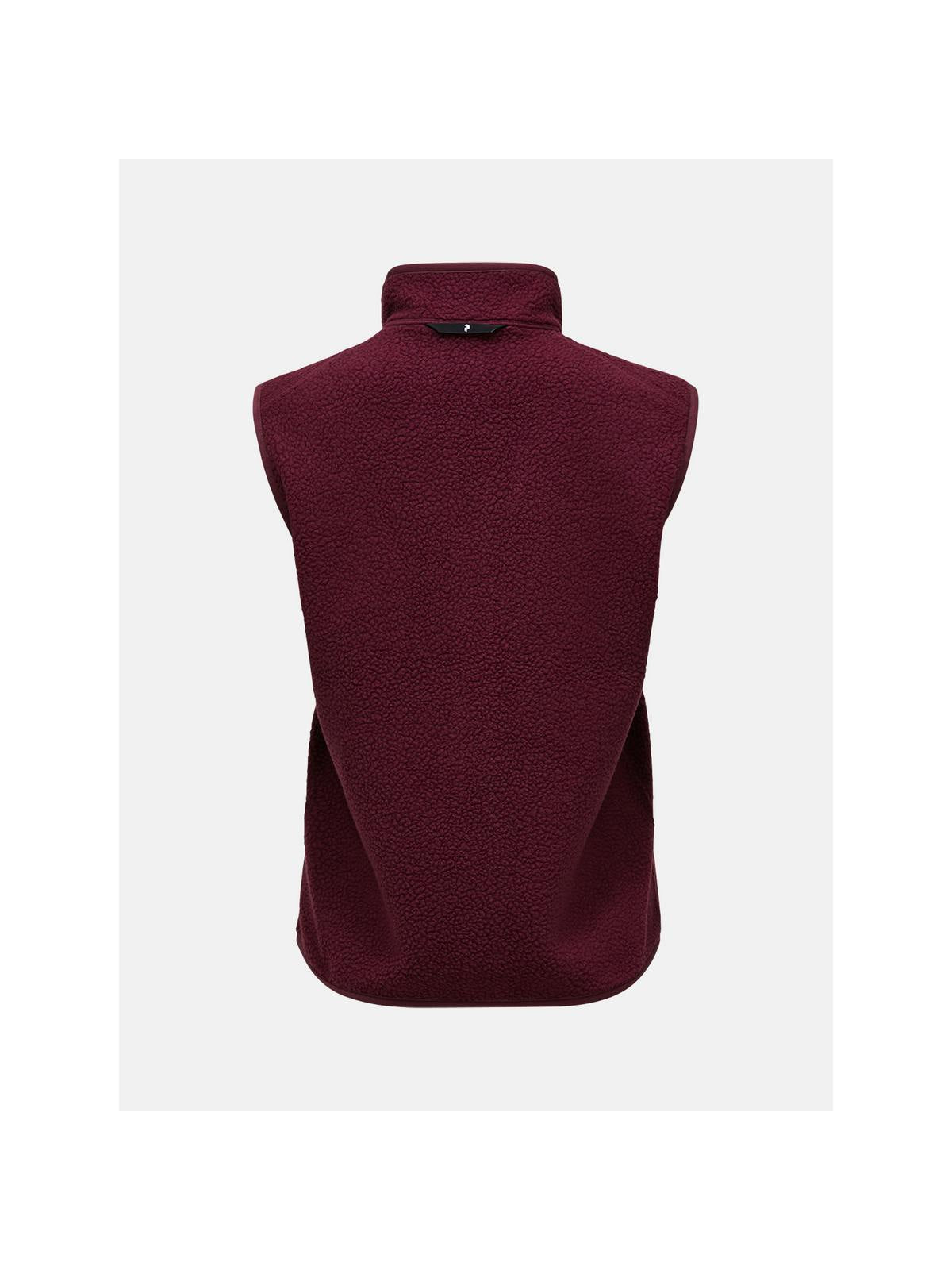 Kamizelka damska PEAK PERFORMANCE NatureRush Pile Vest bordowa