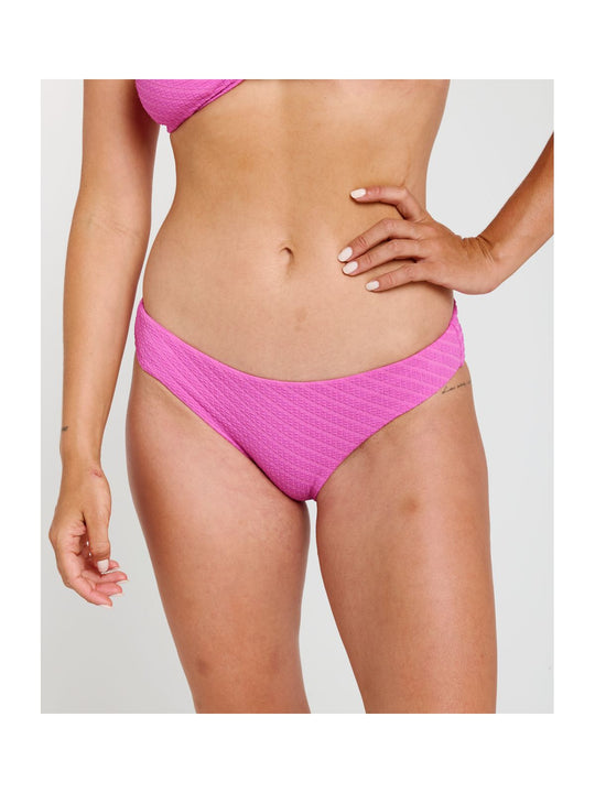 Dół bikini RIP CURL Custom Rib Full różowy
