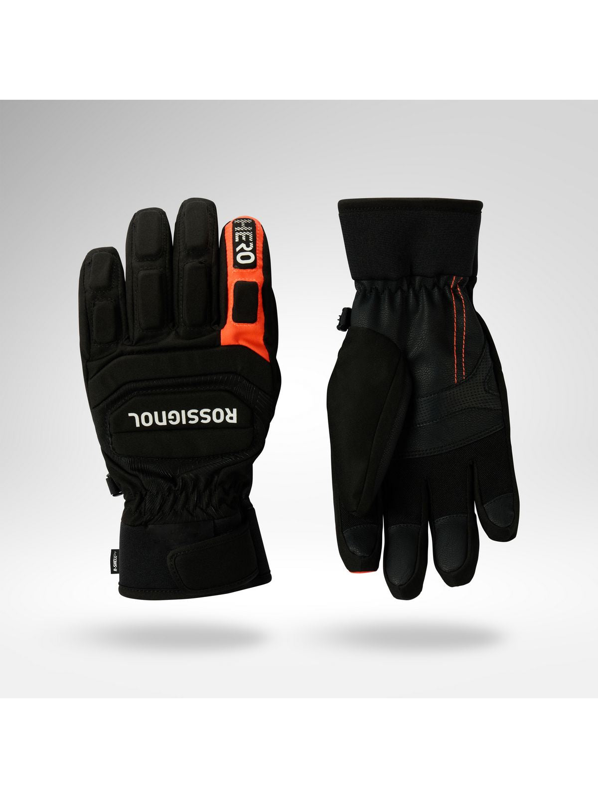 Rękawice narciarskie juniorskie ROSSIGNOL Jr Hero Ski Gloves R-Shell Dry czarne