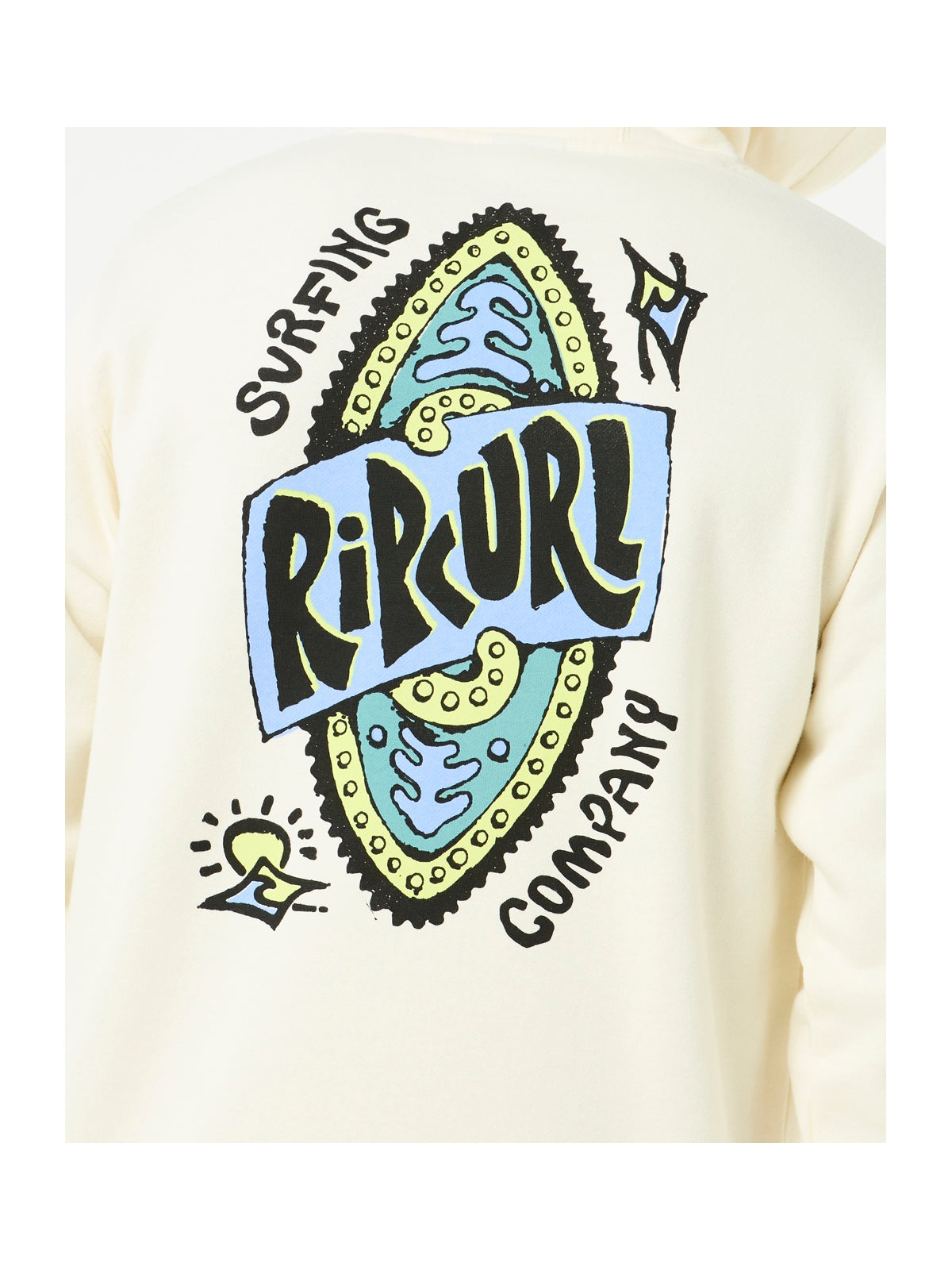 Bluza męska z kapturem RIP CURL Shield Hood biała