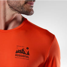 Koszulka męska ROSSIGNOL M Graphic Active Tee pomarańczowa

