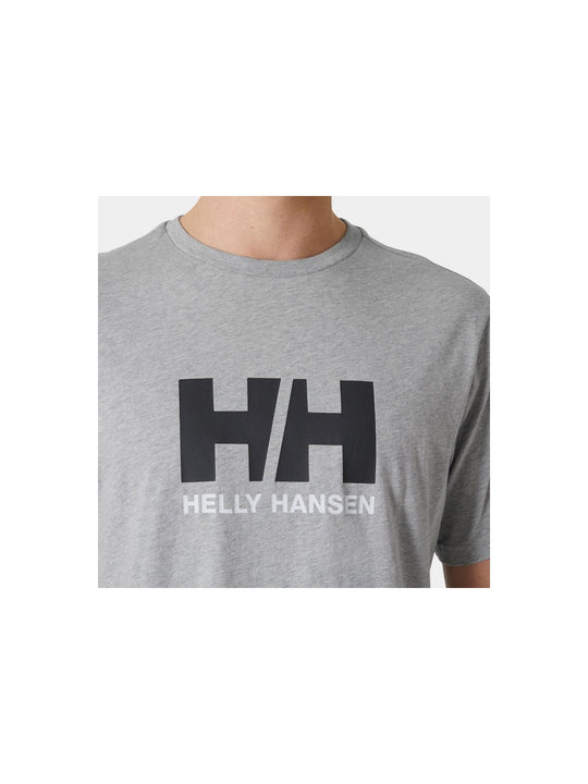 Koszulka męska Męska HELLY HANSEN Hh Logo T-Shirt 3.0 szara
