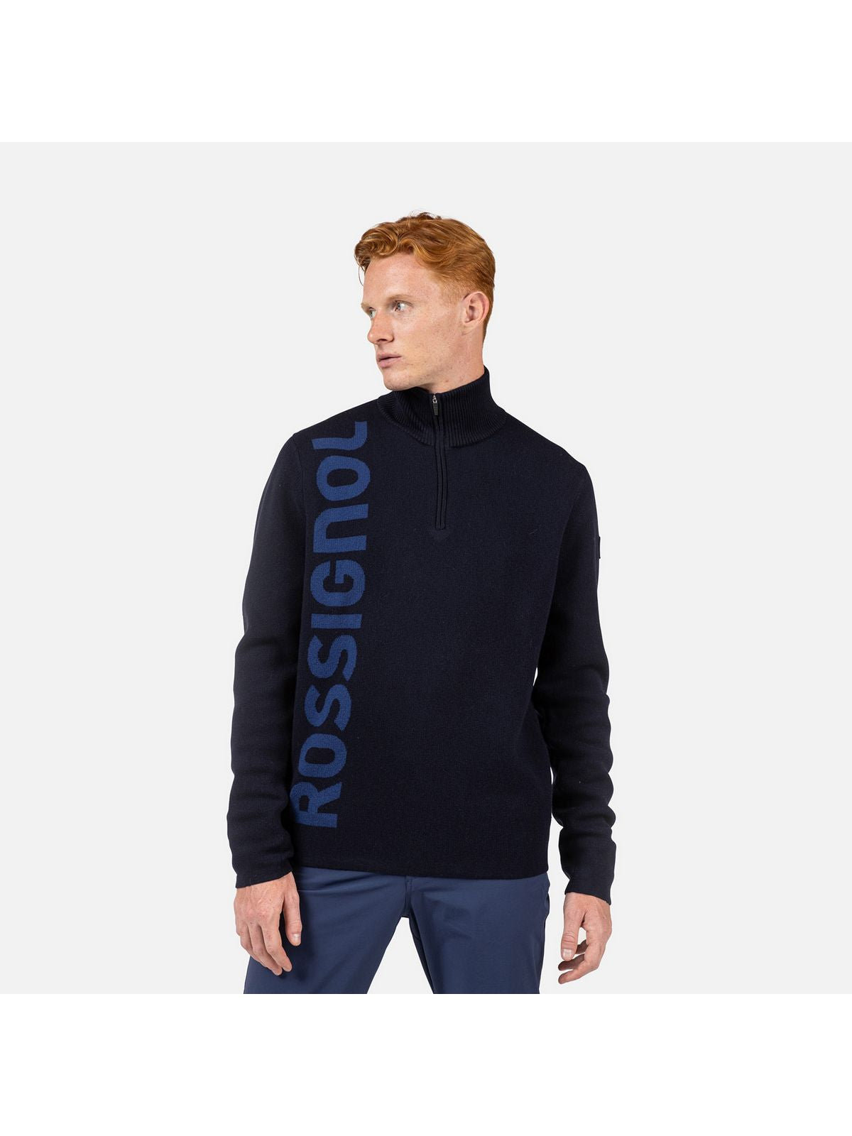 SWETER ROSSIGNOL SIGNATURE HZ SWEATER granatowy