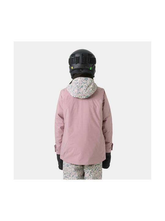 Kurtka narciarska dziewczęca HELLY HANSEN JR GIRL STELLAR JACKET 2.0 fioletowa
