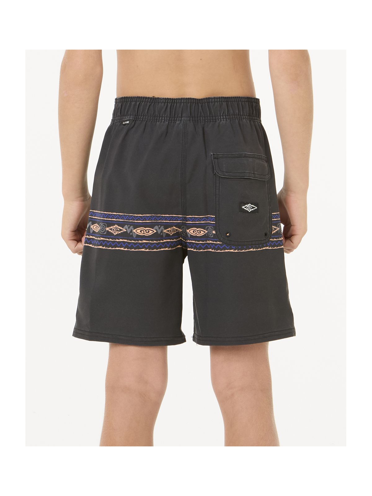 Szorty kąpielowe chłopięce RIP CURL Mirage Raw Energy Geo - Boy czarne