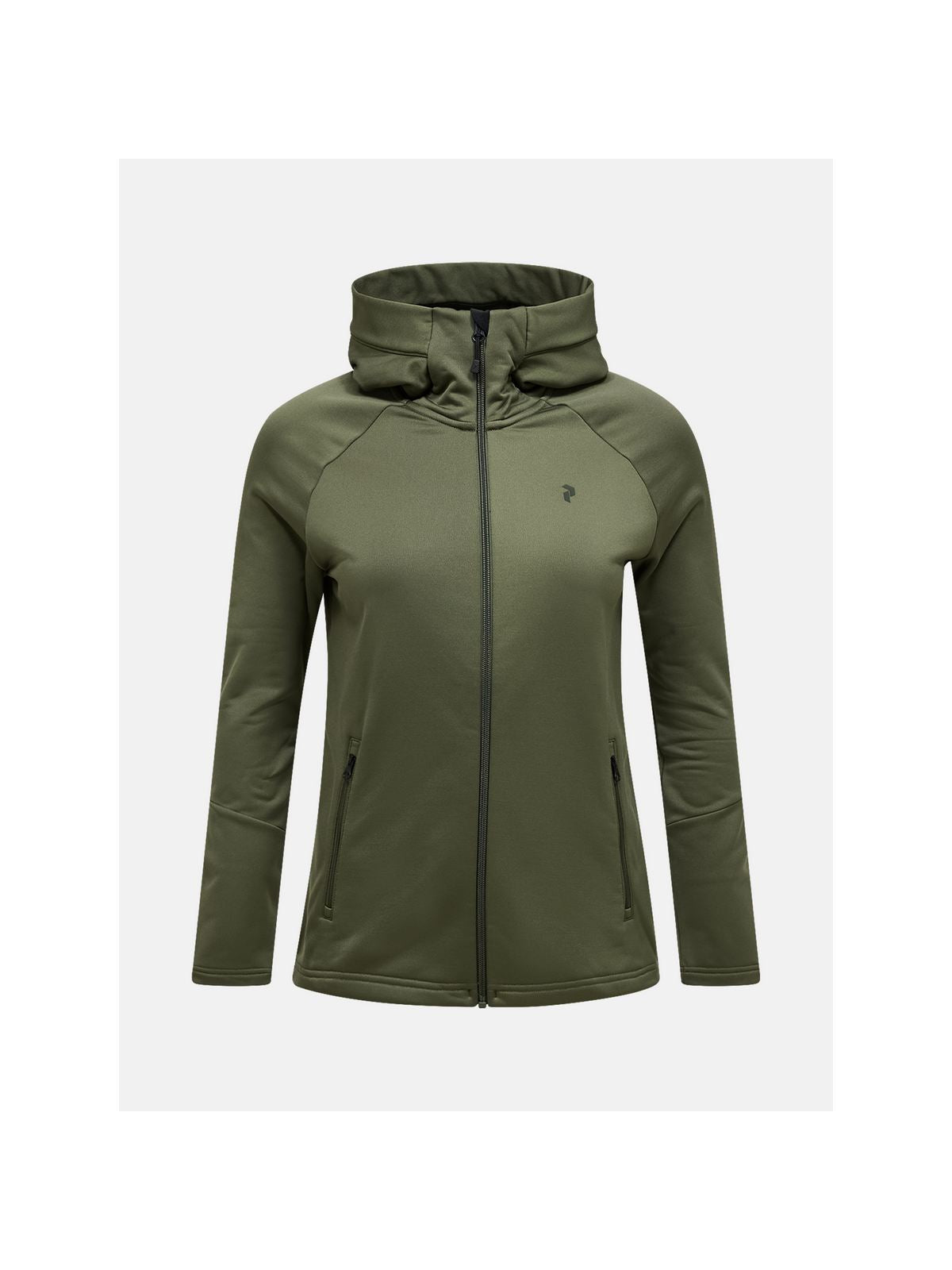 Bluza PEAK PERFORMANCE W Rider Essentials Zip Hood zielony