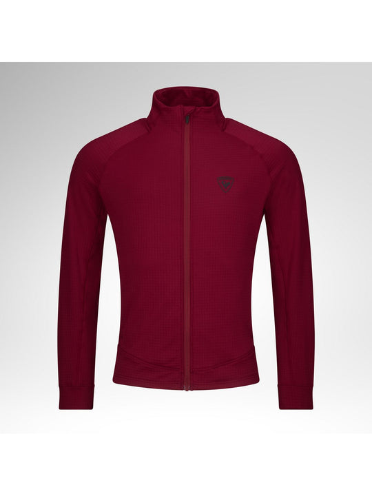 Bluza męska ROSSIGNOL Blackside Fleece Fz bordowa
