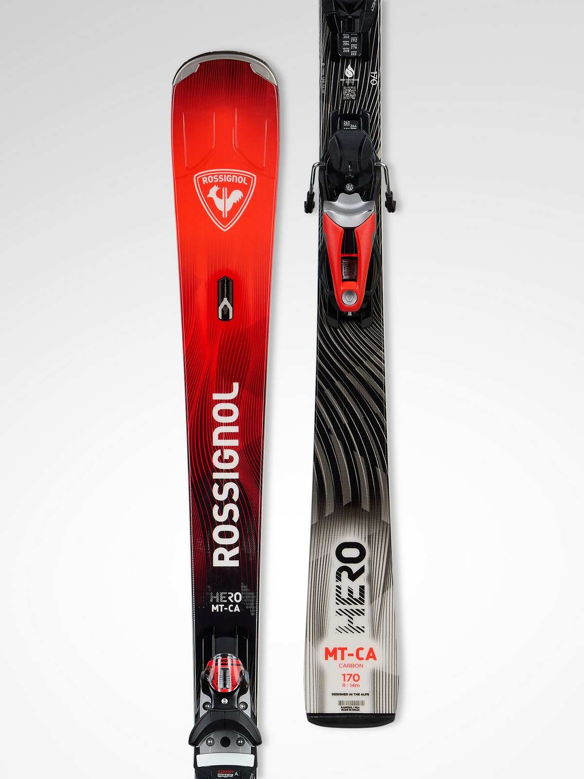 Narty ROSSIGNOL Hero Mt Ca + wiązania LOOK Nx 12 Konect Gw B80 Silver Red