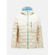 Kurtka puchowa męska PEAK PERFORMANCE Helium Utility Down Hood Jacket Men beżowy - Adventure Sports
