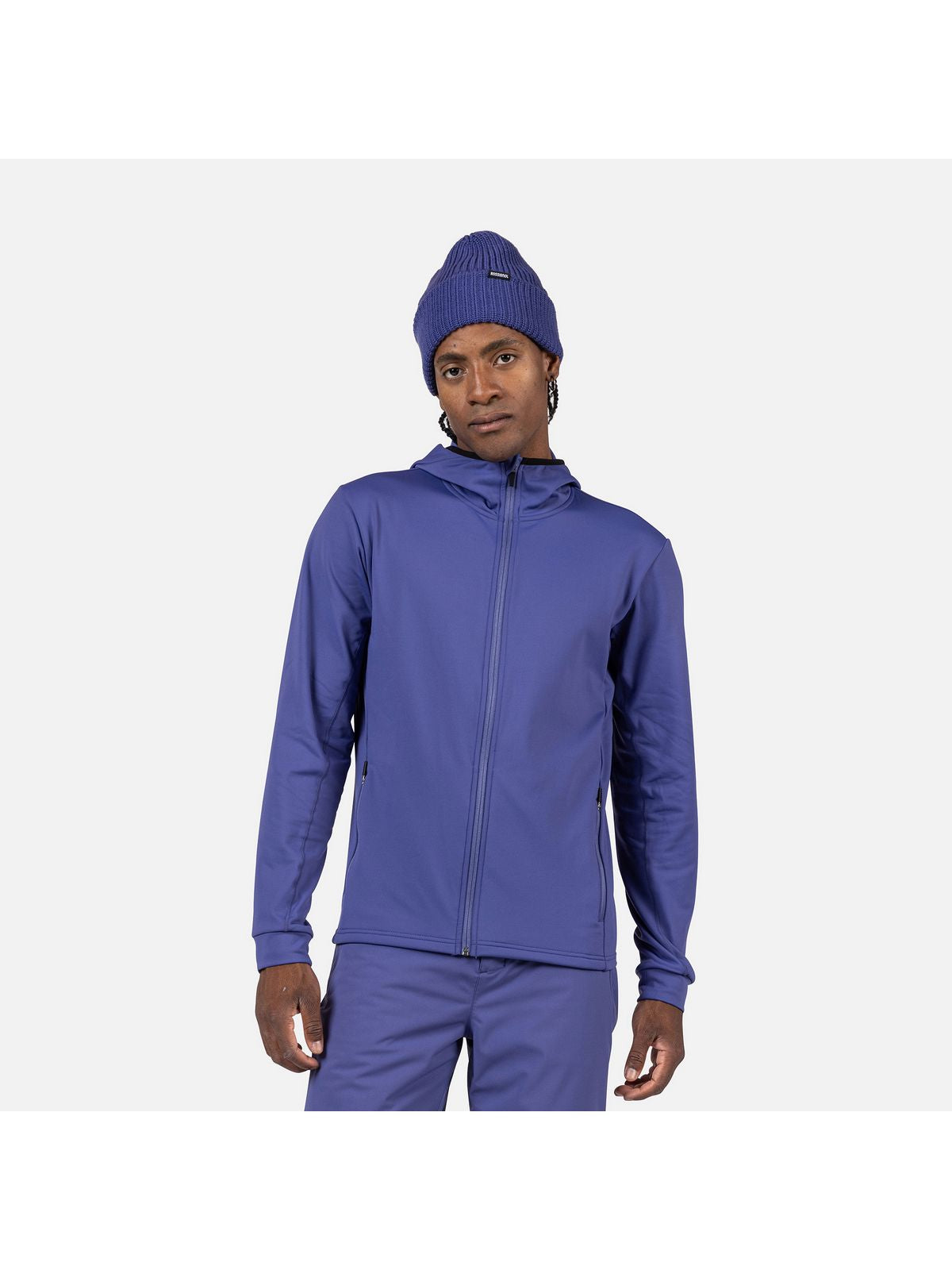 Bluza męska ROSSIGNOL Mid Layer Stretch Hoodie niebieska