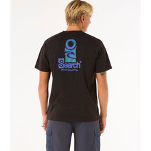 Koszulka męska RIP CURL Vaporcool Search Stack Tee czarna
