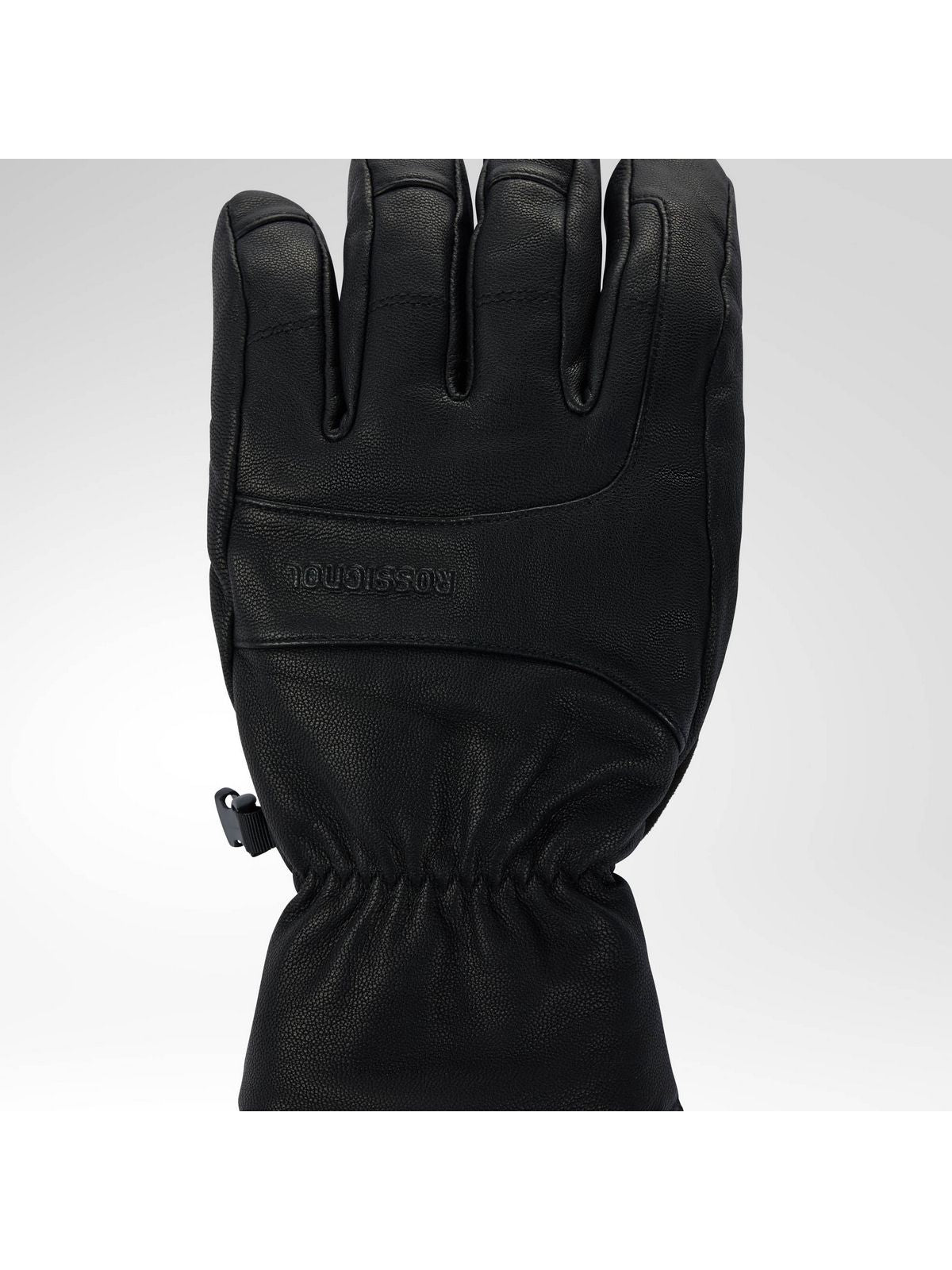 Rękawice narciarskie ROSSIGNOL Full Leather Ski Gloves R-Shel czarne