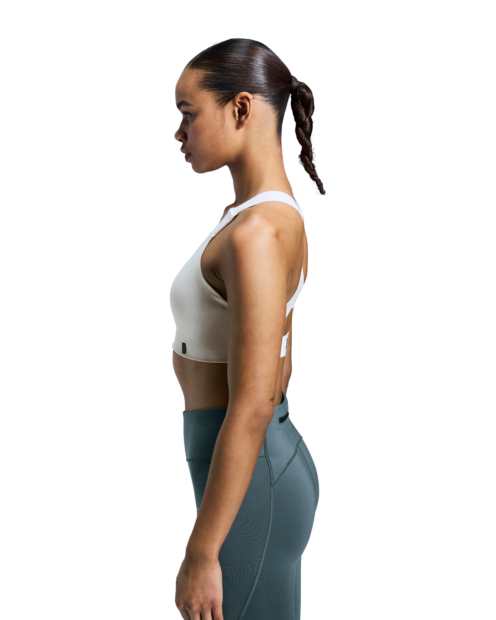 Stanik sportowy On Performance Flex Bra biały