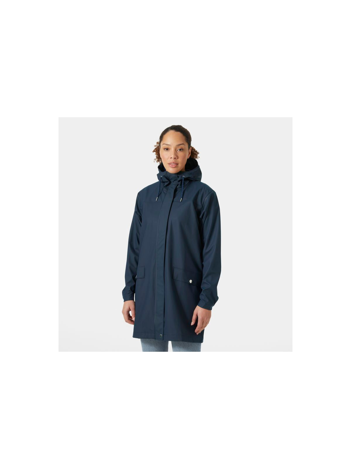 Kurtka Helly Hansen W Moss Rain Coat granatowy