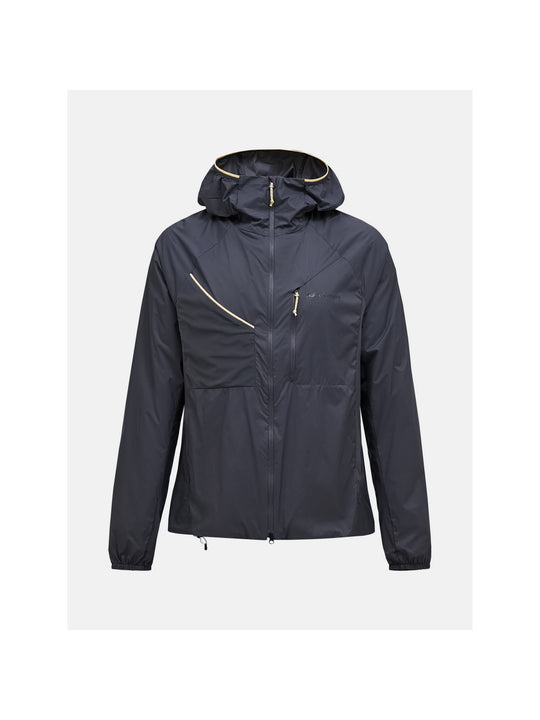 Kurtka narciarska męska PEAK PERFORMANCE Freelight Polartec Alpha Insulated Hood Jacket szara szara
