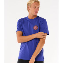 Koszulka męska RIP CURL Wettie Passage Icon Tee niebieska

