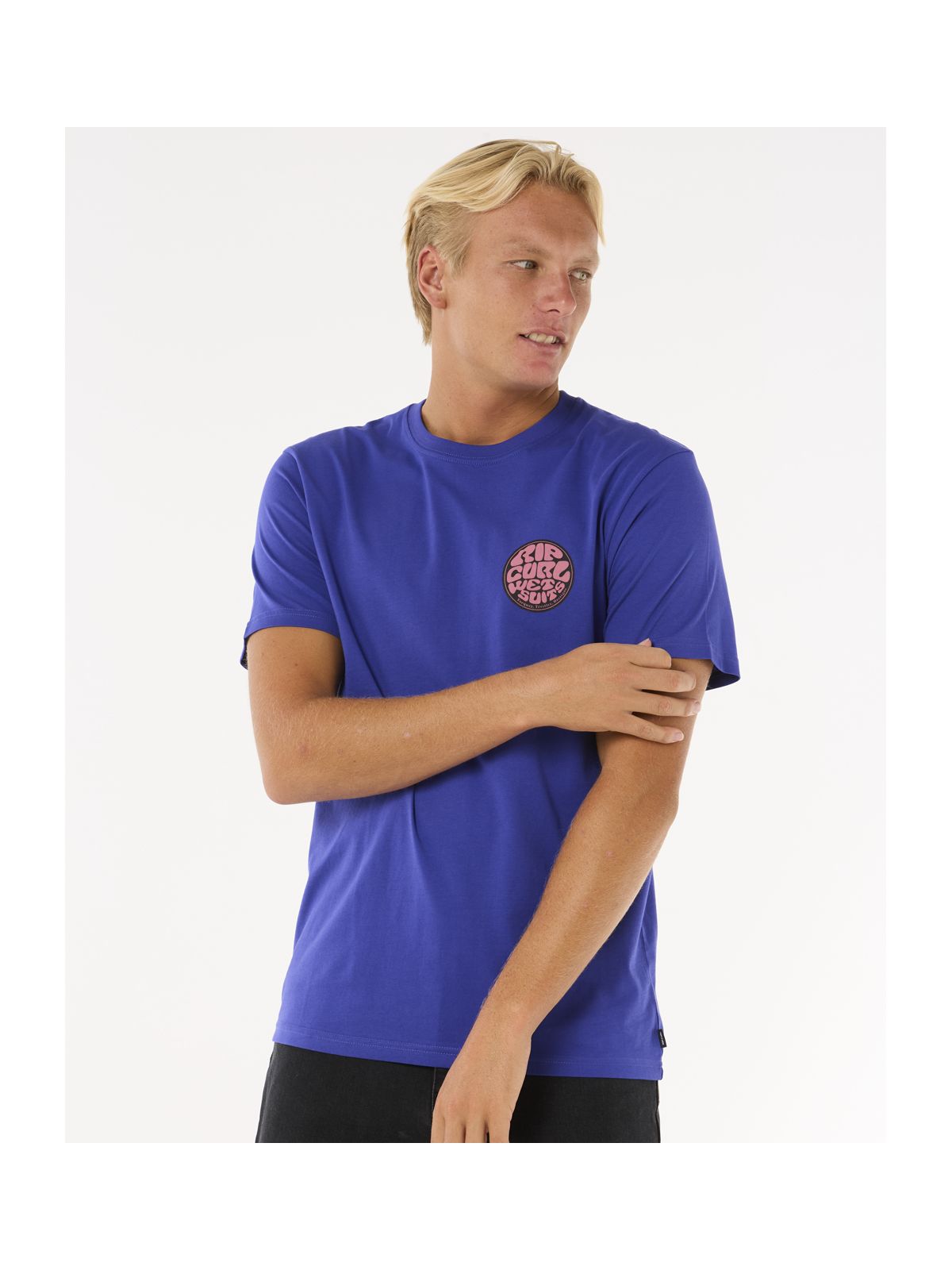 Koszulka męska RIP CURL Wettie Passage Icon Tee niebieska