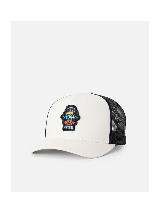 Czapka z daszkiem dziecięca RIP CURL Search Icon Trucker - Boy biała
