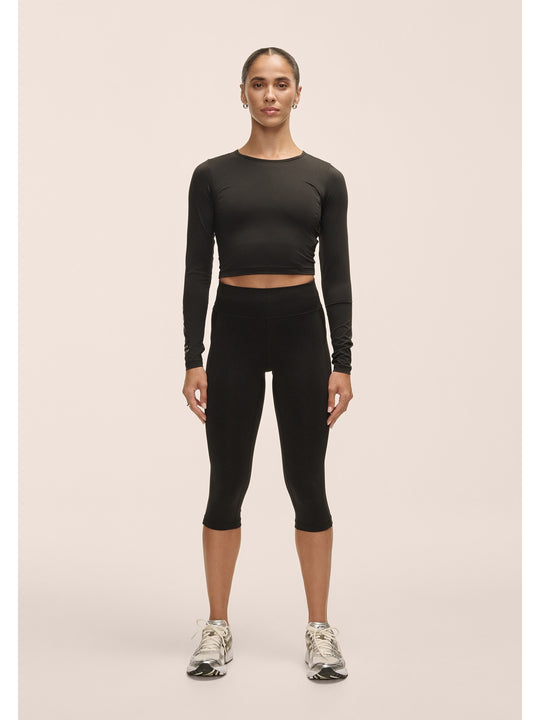 Legginsy treningowe damskie CASALL Essential 3/4 Tights kolor czarny
