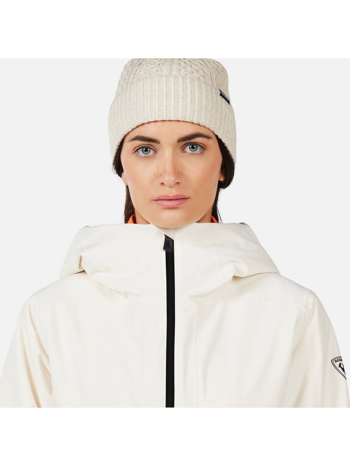 Kurtka narciarska damska ROSSIGNOL W ROCHRUN INSULATED JKT biała