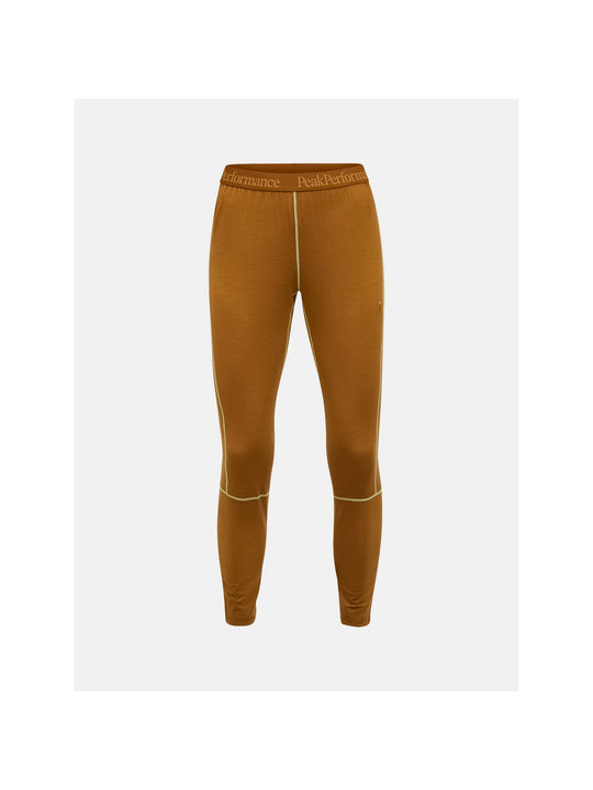 Spodnie Termiczne PEAK PERFORMANCE Magic 7/8 Long Johns Wool-blend Baselayer Women brązowy
