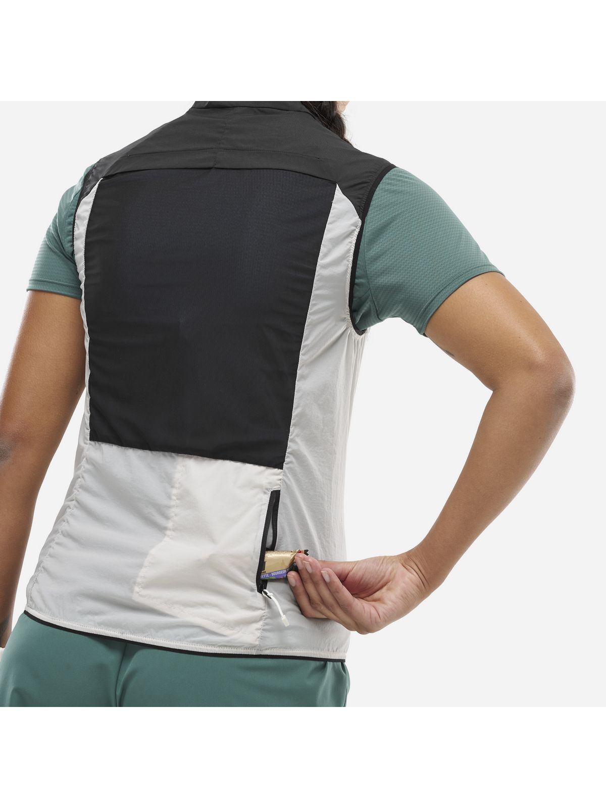 Kamizelka damska MILLET Intense Windbreaker Vest W biało czarny