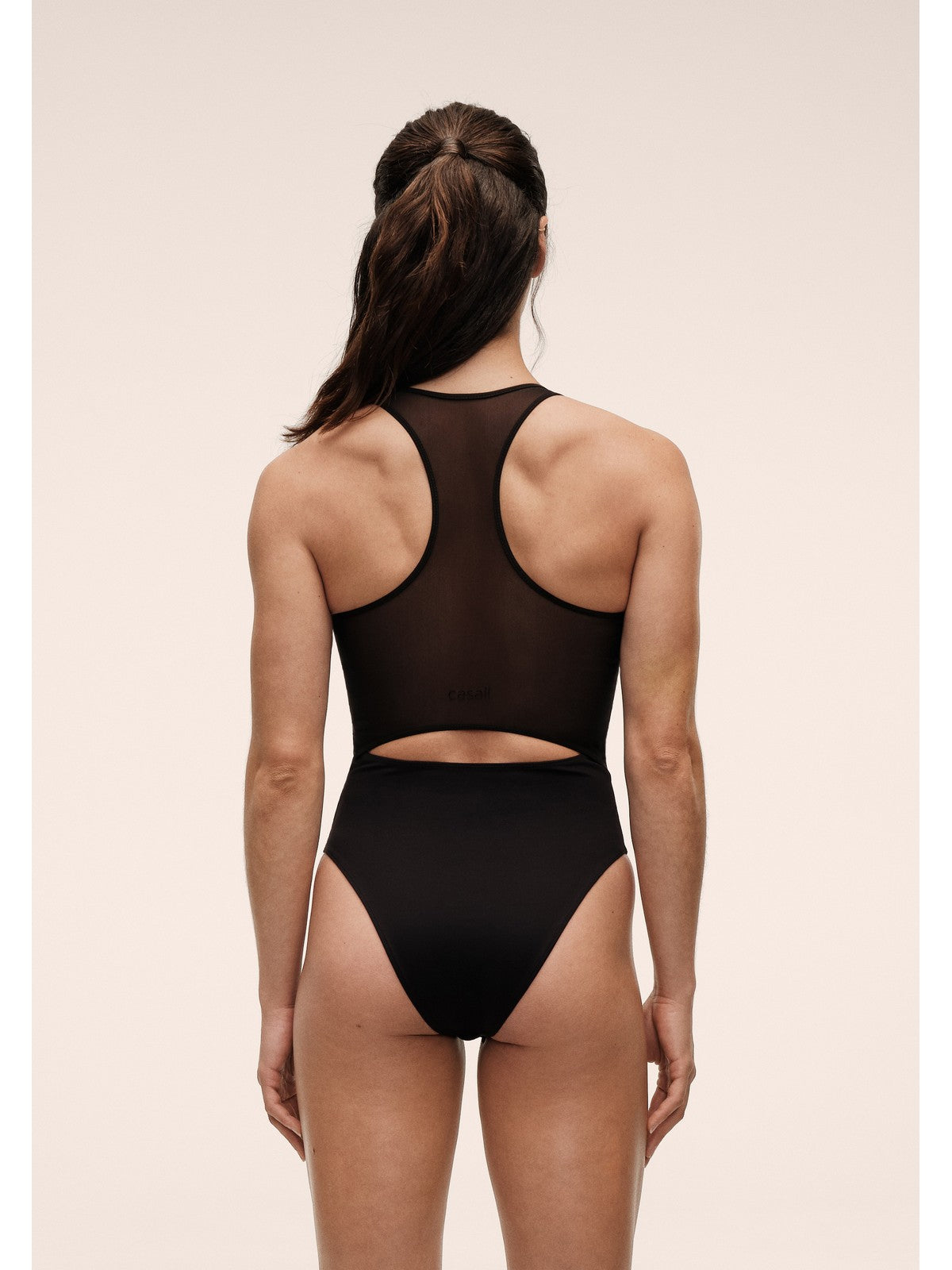 Body damskie CASALL Racerback Mesh Back Body czarne