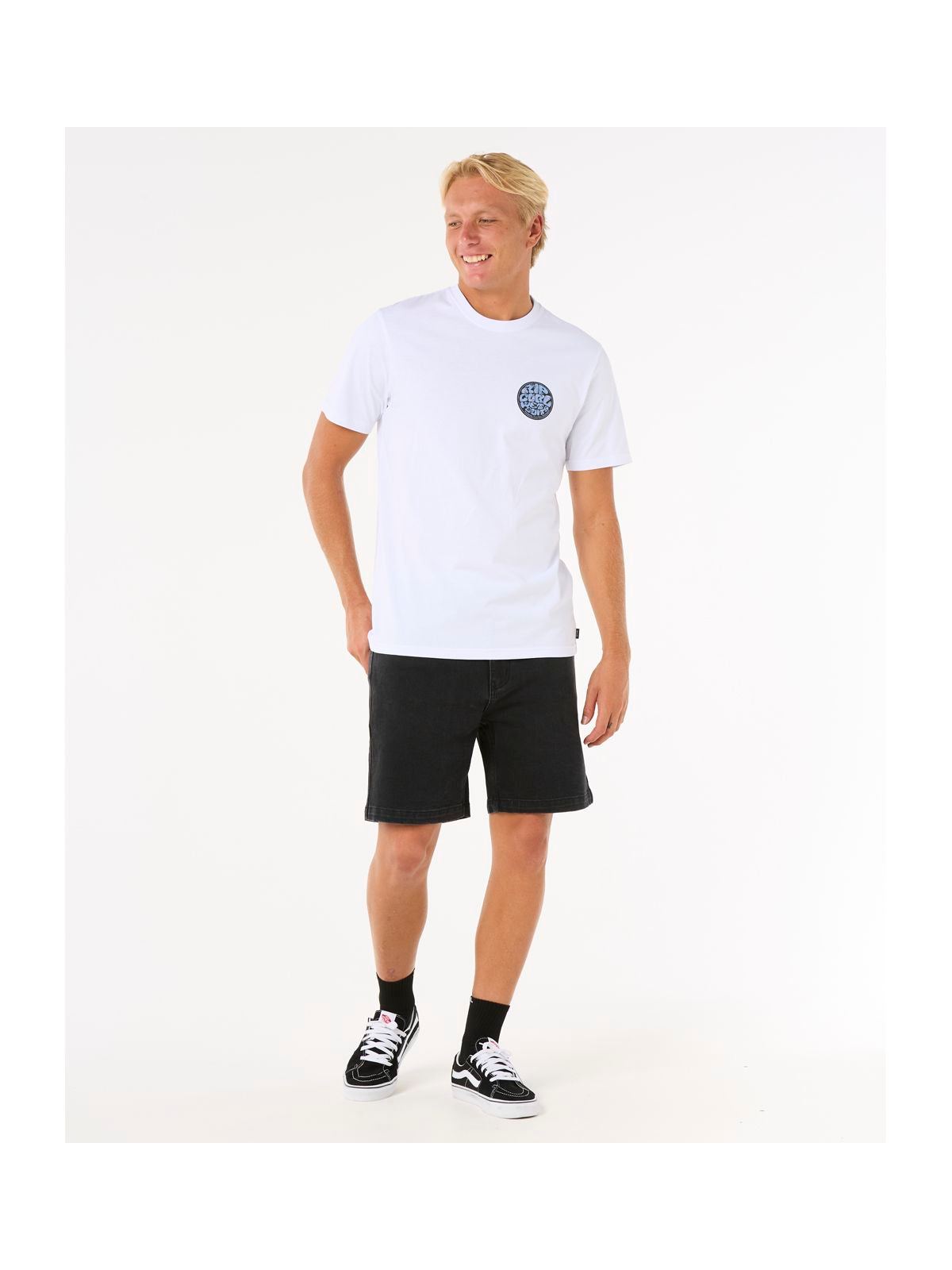 Koszulka RIP CURL Wettie Passage Icon Tee biały