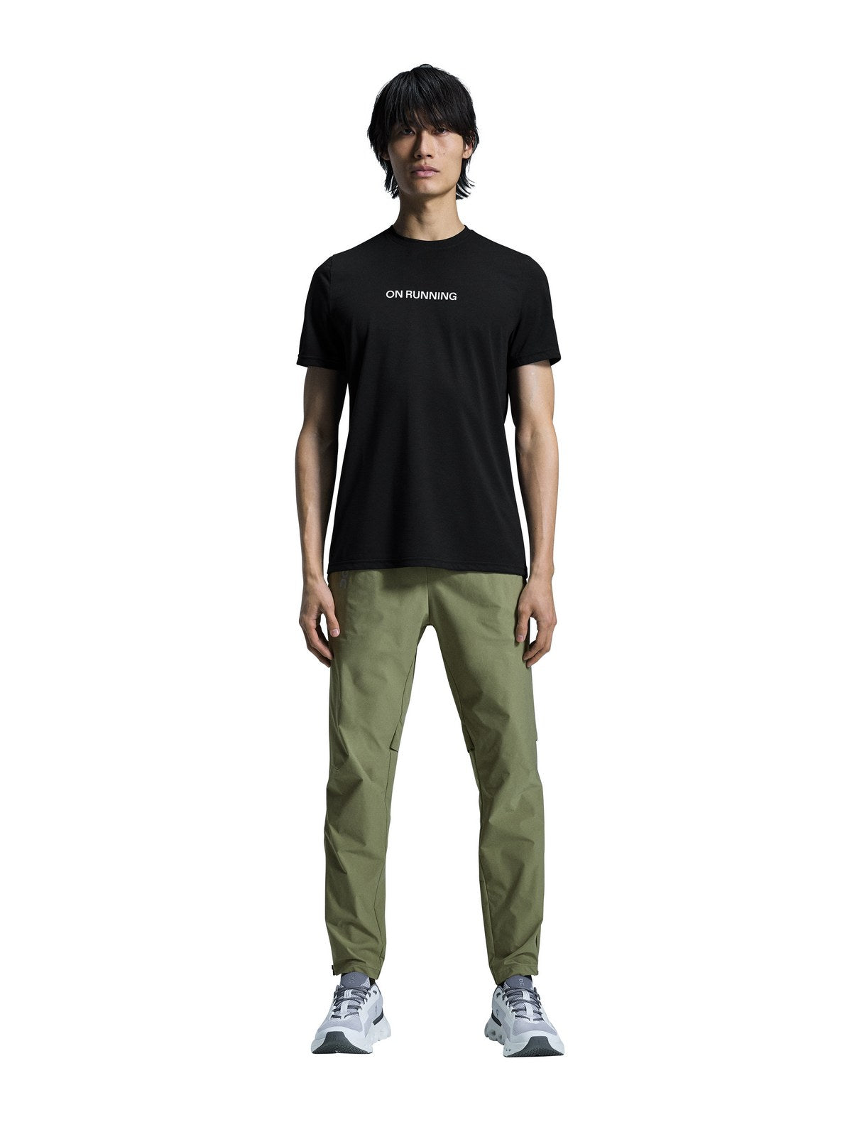 T-Shirt do biegania męski On On Run-T czarny