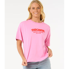 Koszulka damska RIP CURL Surf Puff Relaxed Tee różowa
