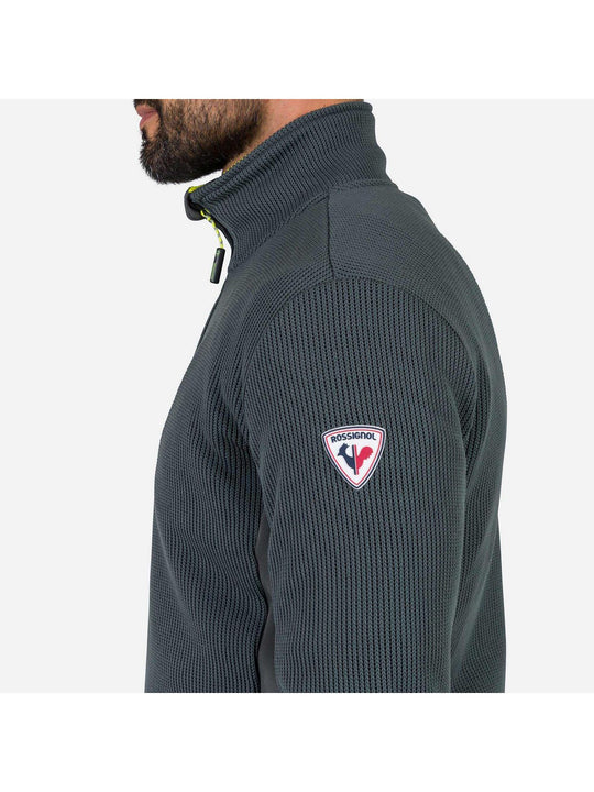 Bluza męska męska ROSSIGNOL Cieloalto Fleece Fz szary
