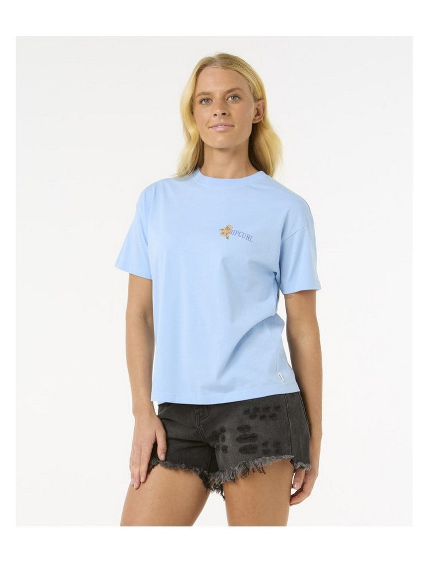 Koszulka RIP CURL La Joya Relaxed Tee niebieski