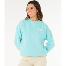 Bluza damska RIP CURL Surf Puff Inspired Crew niebieska
