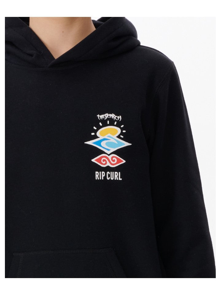 Bluza chłopięca RIP CURL Search Icon Hood -Boy czarny