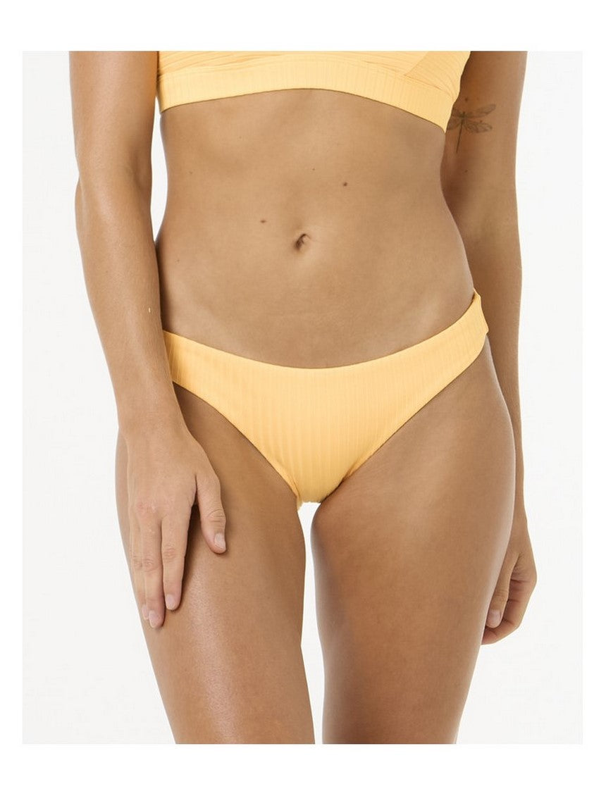 Majtki kąpielowe RIP CURL Premium Surf Cheeky Pant żółte