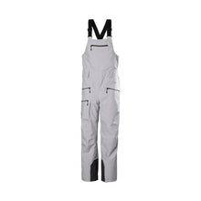 Spodnie narciarskie damskie HELLY HANSEN W POWDERQUEEN BIB 2.0 PANT szare

