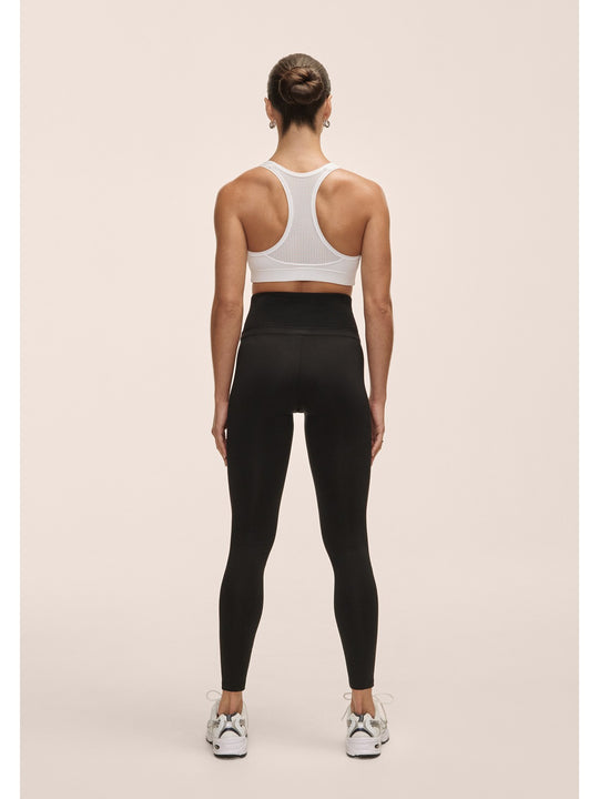 Legginsy damskie CASALL Low Waist Illusion Tights kolor czarny
