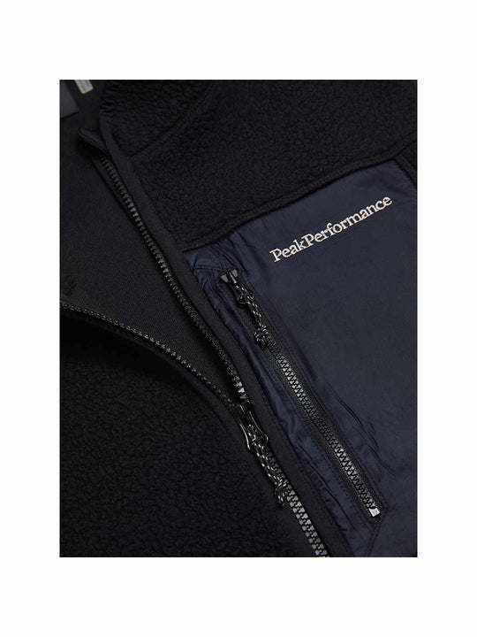 Kamizelka męska PEAK PERFORMANCE NatureRush Pile Vest czarna
