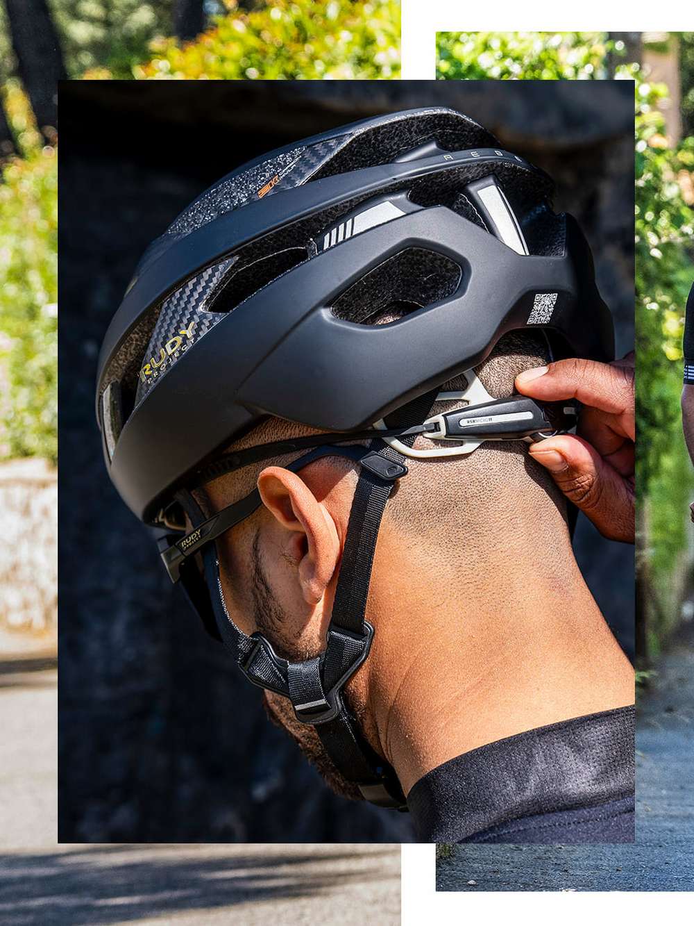 Kask rowerowy RUDY PROJECT Rebel Carbon Black (Matte) - Adventure Sports