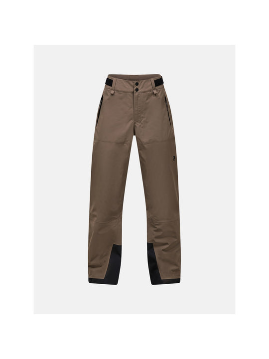 Spodnie narciarskie damskie PEAK PERFORMANCE Vertec HIPE 3L Shell Pants brązowe

