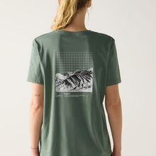 Koszulka HAGLÖFS Outsiders Graphic Tee Women chlorophyll green
